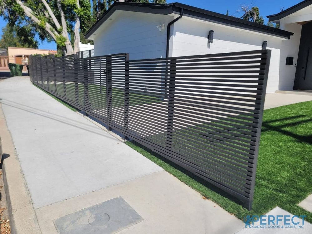 Custom Horizontal Iron Fence