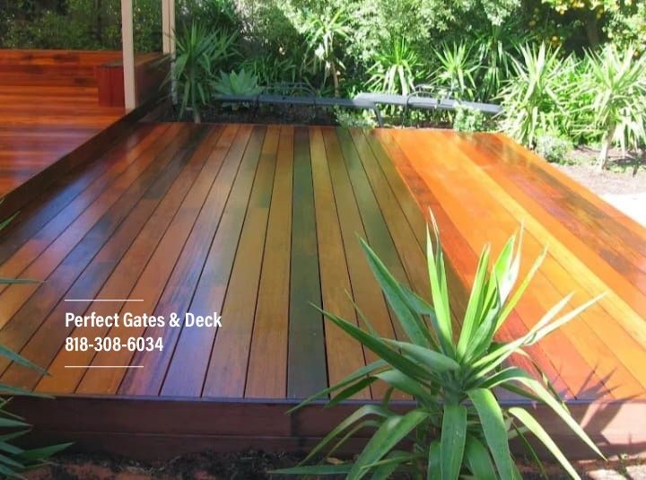 Custom Polished Wood Deck