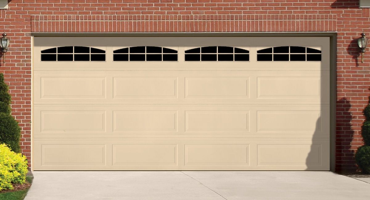 Ranch Panel Steel Garage Door with Windows