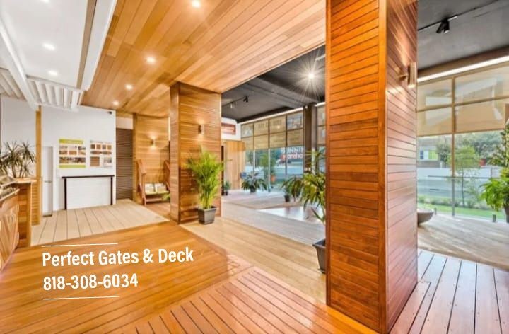 Custom Indoor Wood Decking and Paneling