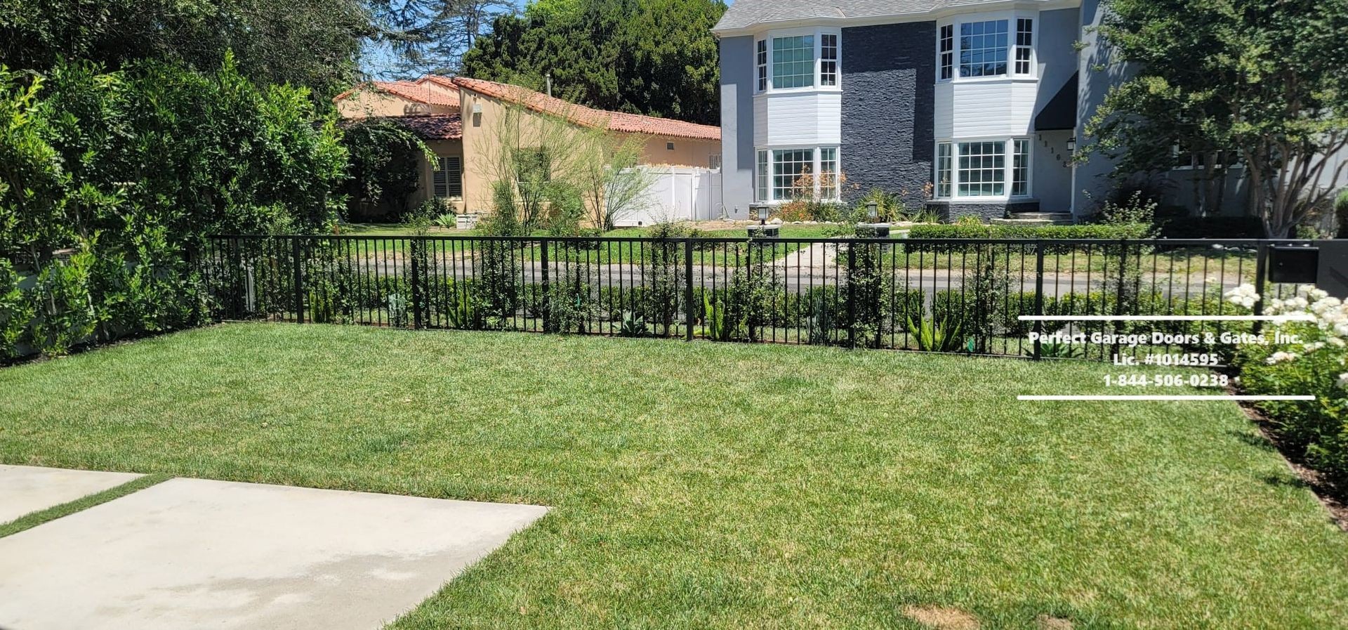 Custom Vertical Iron Fencing